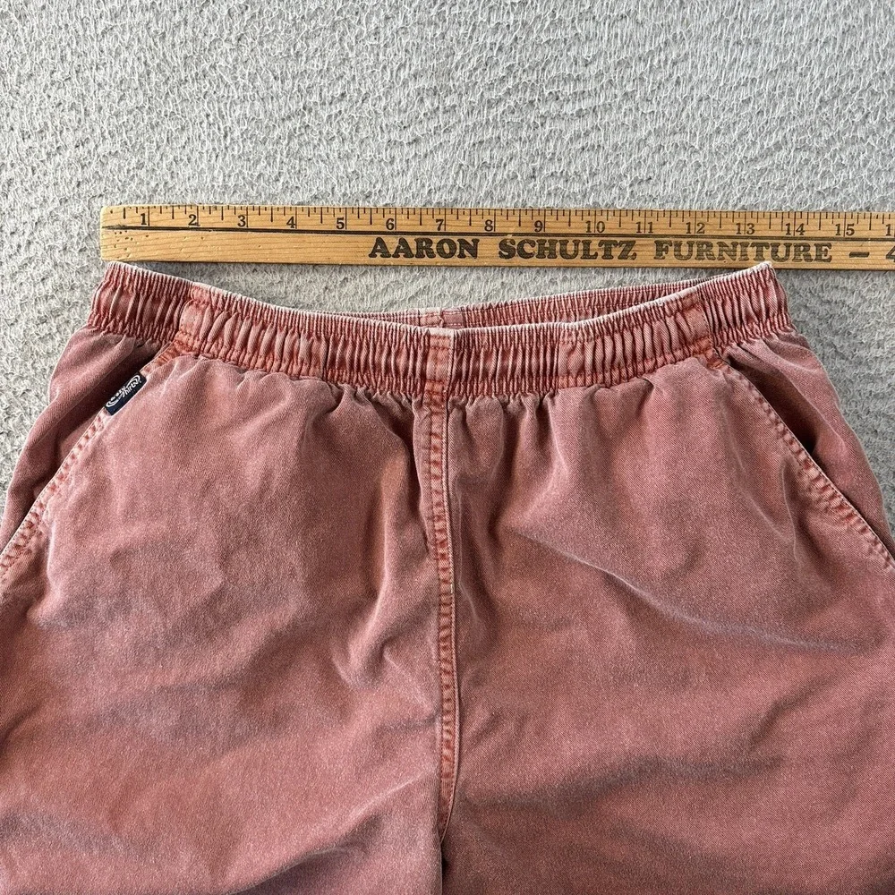 Crazy Shirts Chile Dyed Shorts Mens Small Elastic Waist Cotton Drawstring Pocket